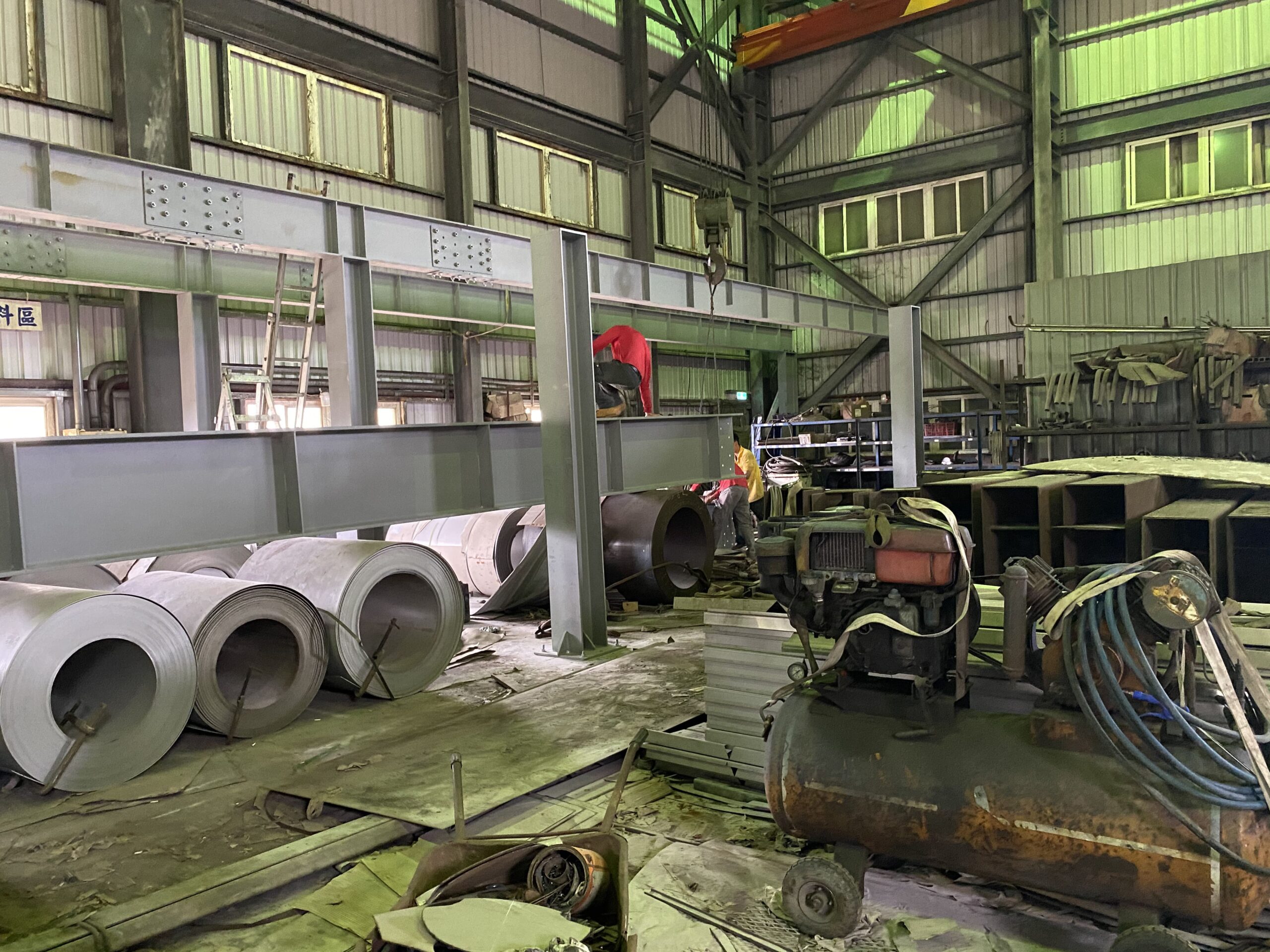 5彰化鋼構-線西鄉-保樫工業-鋼構增建-鋼構工程-實績案例圖